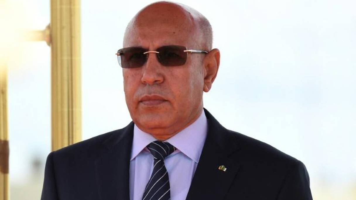 Le président mauritanien, Mohamed Ould Cheikh El Ghazouani.
