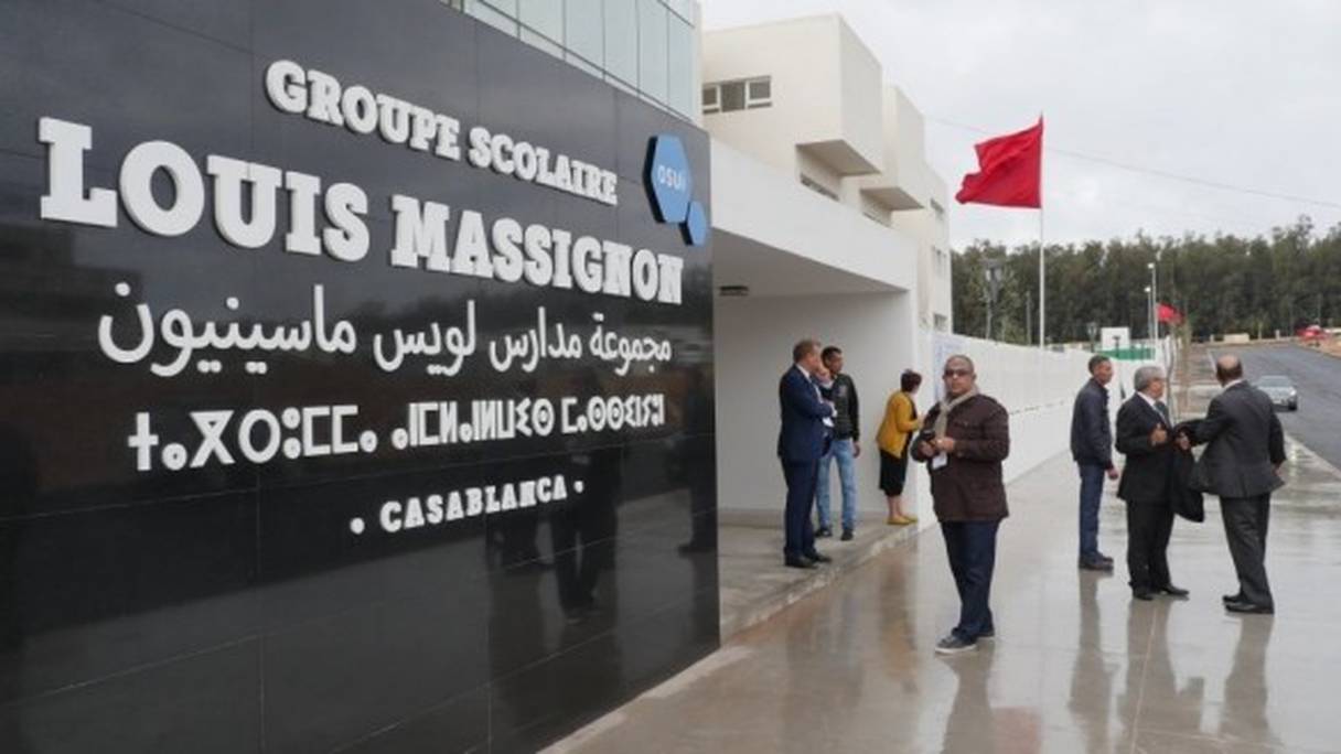 Le lycée Louis Massignon, à Casablanca. 
