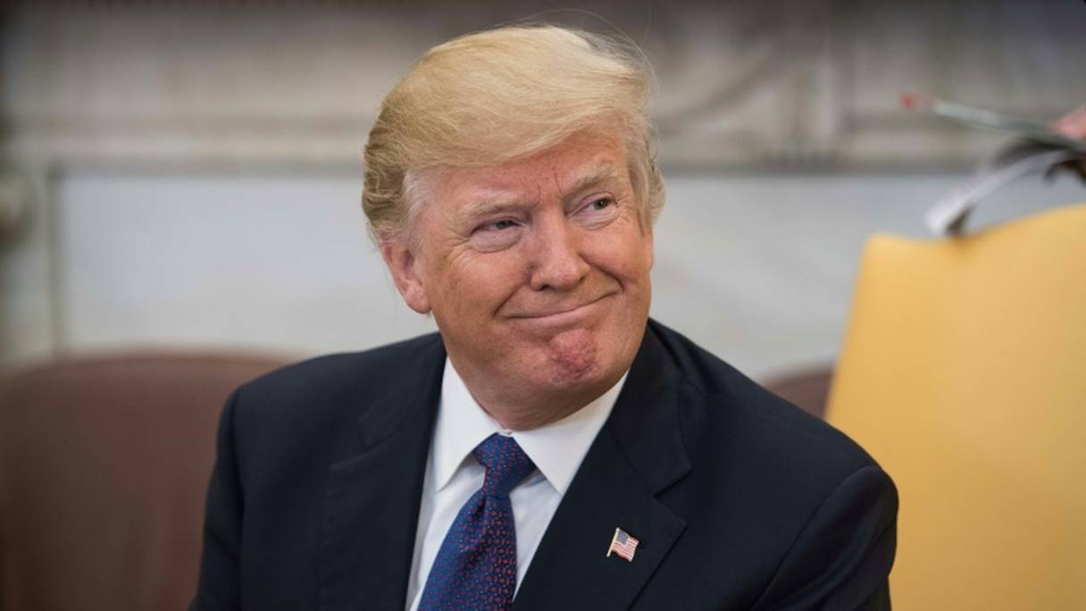 Le président américain Donald Trump, le 16 janvier 2018 à la Maison-Blanche.
