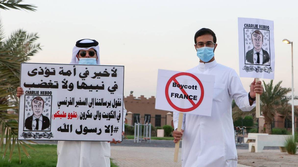 Des manifestants à Koweït, la capitale du pays éponyme, le 24 octobre 2020. 
