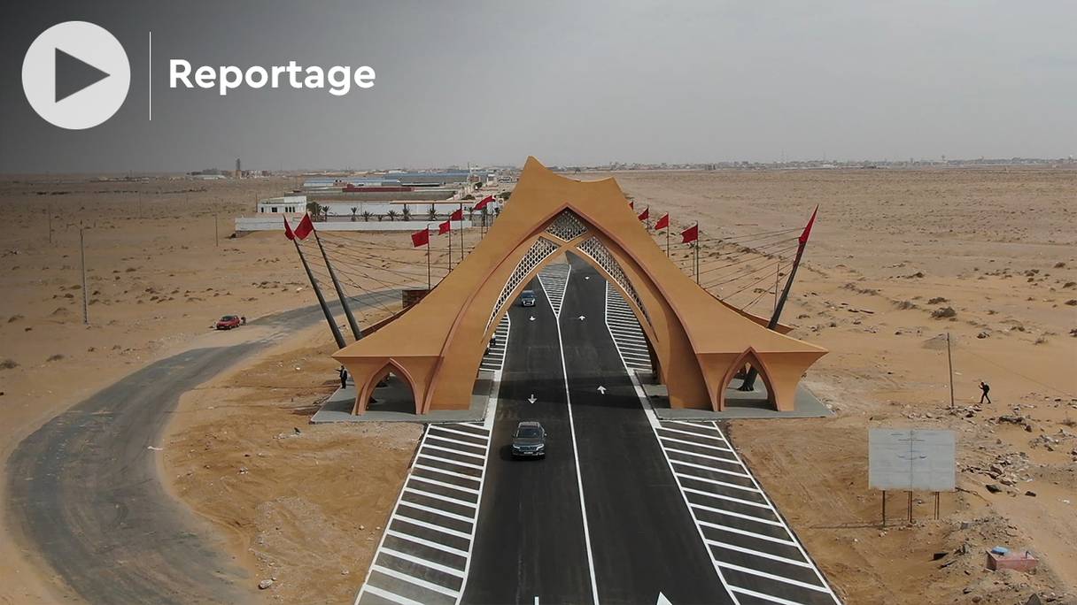 La nouvelle entrée Sud de Laâyoune a été inaugurée, mardi 22 février 2022.
