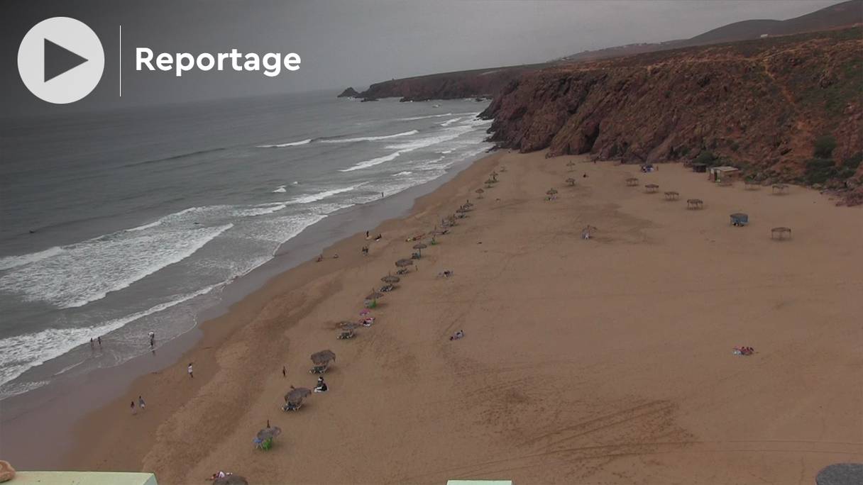 Les plages de Mirleft font partie des plus belles du Maroc. 
