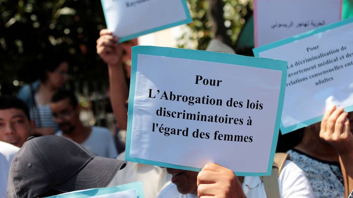 Des militants marocains manifestent le 9 septembre 2019.
