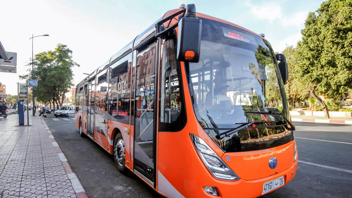 Bus électrqiue-Marrakech
