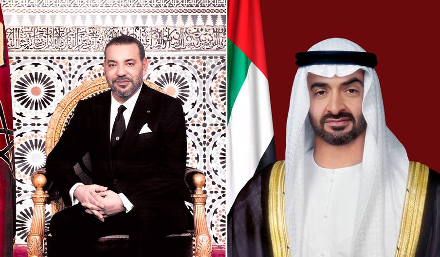 Le roi Mohammed VI félicite le président émirati pour la nomination du nouveau prince héritier d’Abou Dhabi et du vice-président des Émirats arabes unis
