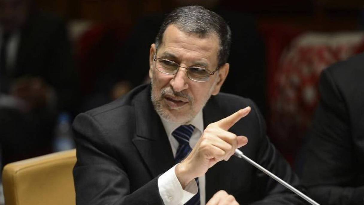 Le chef du gouvernement, Saad-Eddine El Othmani.
