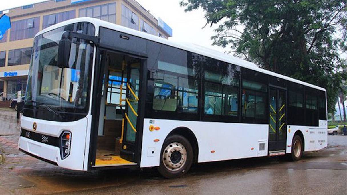 Un des bus prototypes de Kiira Motors. 
