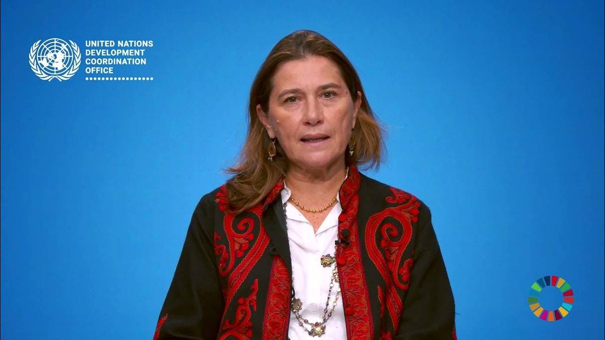 Nathalie Fustier, coordonnatrice résidente des Nations Unies au Maroc.
