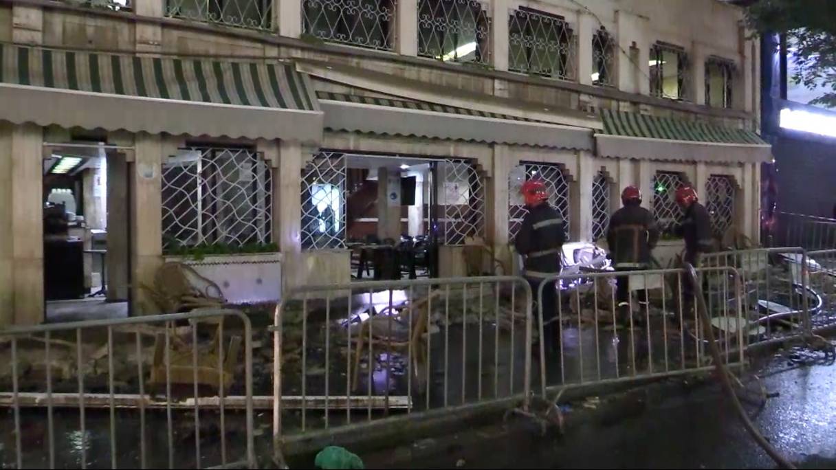 Le fronton métallique d’un café à Casablanca s'est effondré faisant 5 victimes, dont 3 décès.
