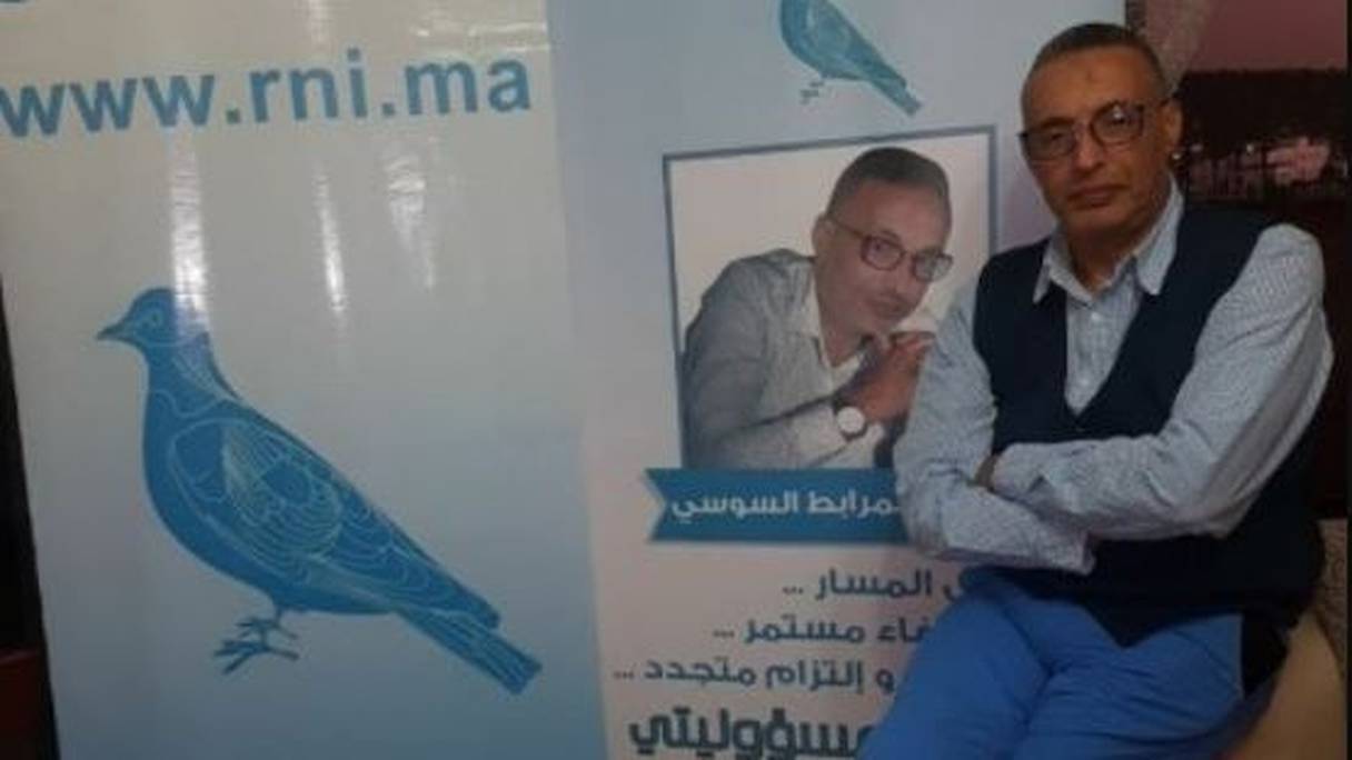 Ahmed El Mrabet Soussi, la candidat du RNI vainqueur aux législatives partielles dans la circonscription électorale locale de M'diq-Fnideq.

