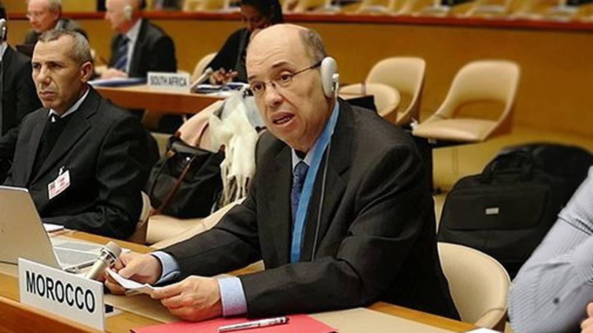 Omar Zniber, ambassadeur représentant permanent du Maroc auprès de l'Office des Nations Unies (Genève).
