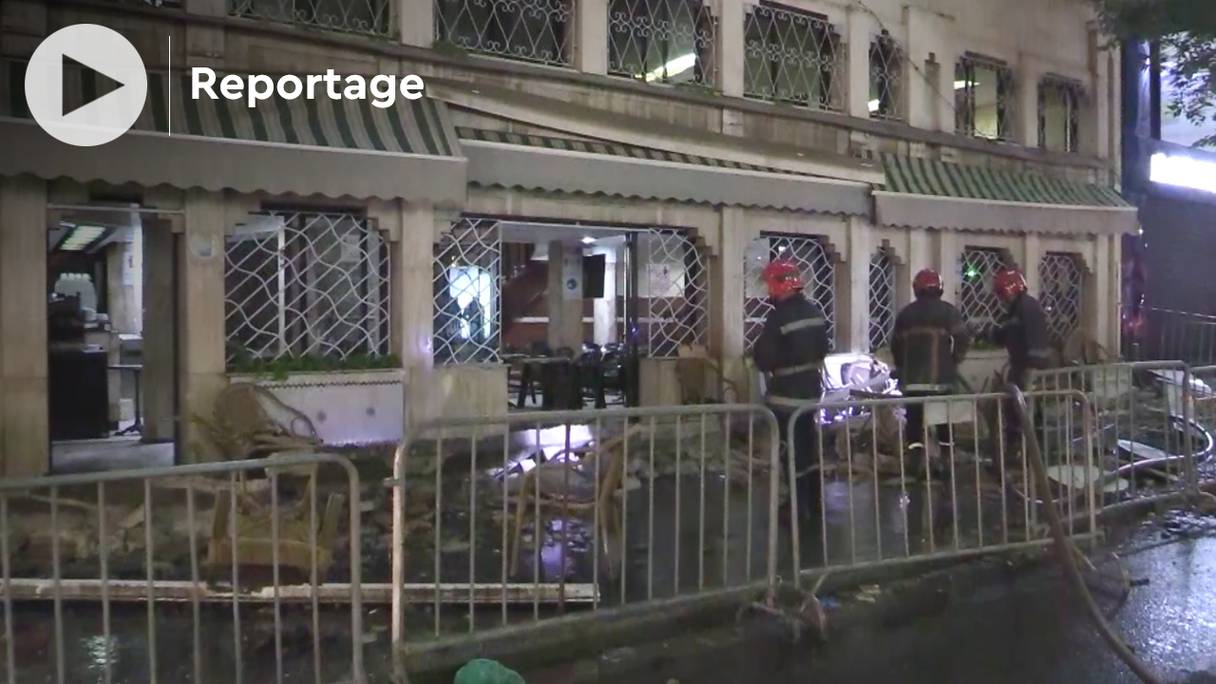 Le fronton métallique d’un café à Casablanca s'est effondré faisant 5 victimes, dont 3 décès.
