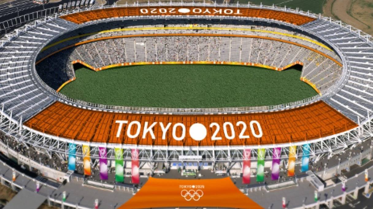 Le stade Olympique de Tokyo.
