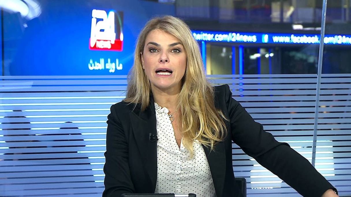 Valerie Perez, journaliste de la chaîne israélienne i24News en français.
