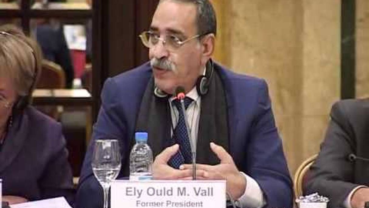 Ely Ould Mohamed Vall, président de la Mauritanie (2005-2007).
