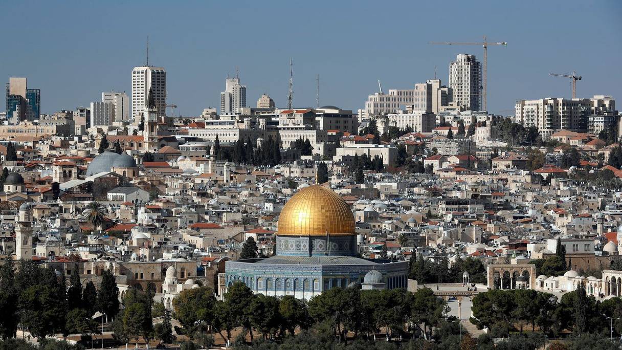Vue de Jérusalem le 1er décembre 2017. 

