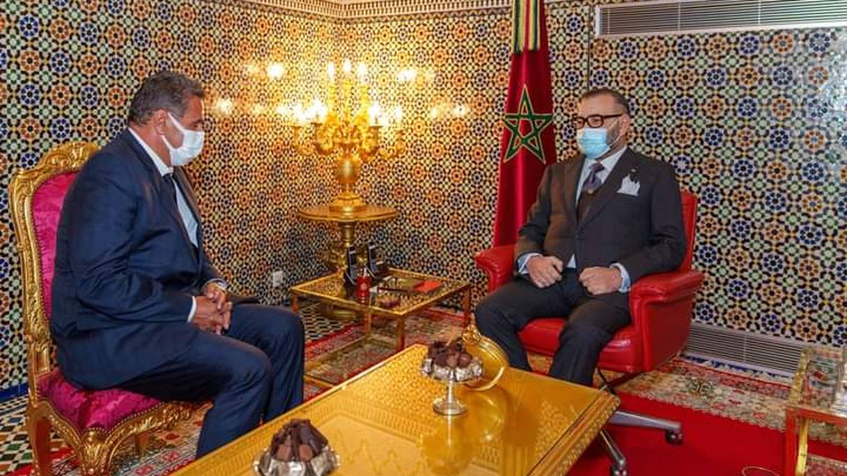 Le Roi Mohammed VI a reçu vendredi 10 septembre 2021 au Palais Royal à Fès, Aziz Akhannouch, président du Rassemblement National des Indépendants (RNI), et l'a désigné chef du gouvernement.
