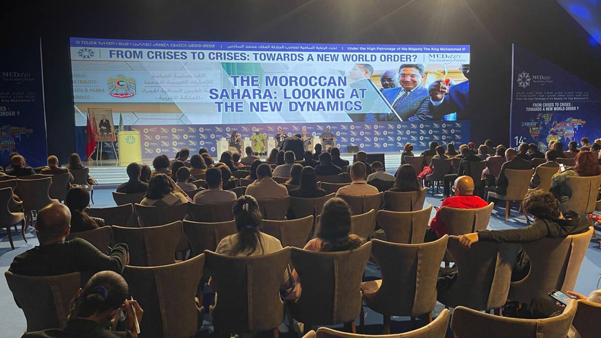Lors du panel «Sahara marocain: recherche d’une dynamique» du forum des MEDays, le 3 novembre 2022 à Tanger.
