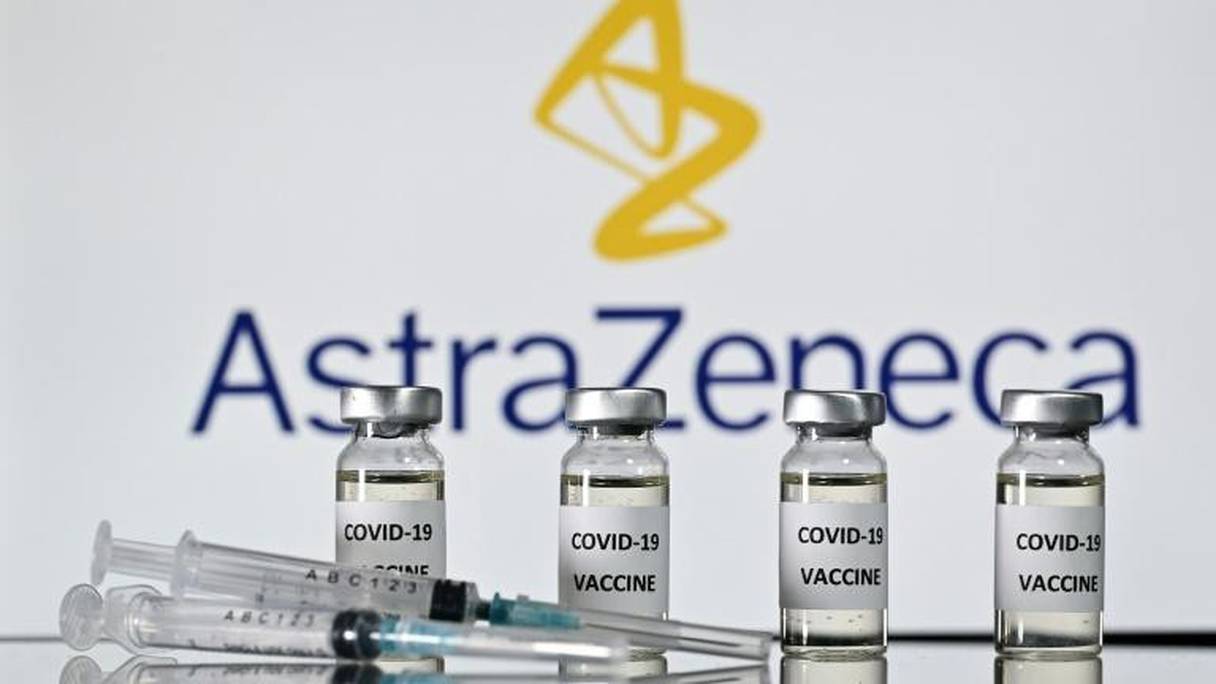 Doses de vaccin développé par le laboratoire AstraZeneca. 
