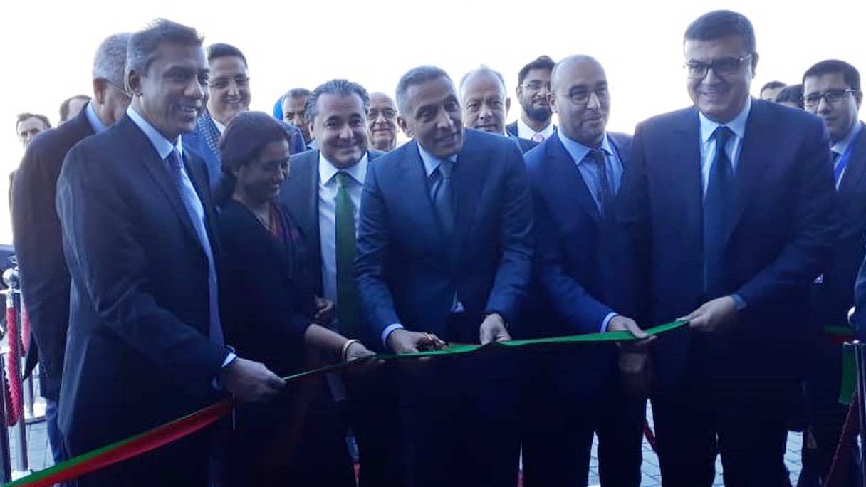 Cérémonie d'inauguration de l'usine de Varroc à Tanger
