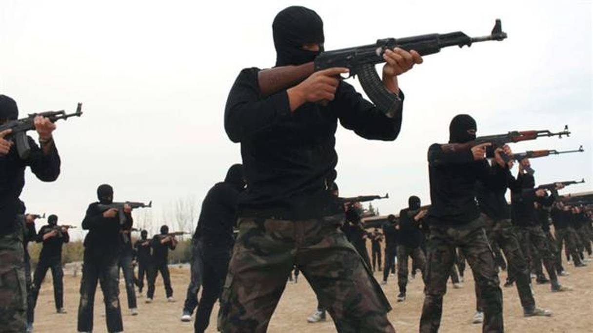 Entrainement de groupe terroriste dans le Sahel.
