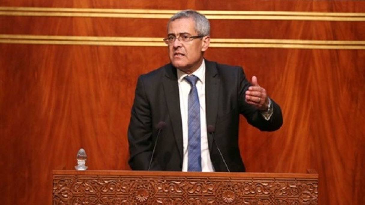 Mohammed Benabdelkader, ministre de la Justice. 
