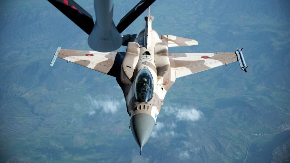 Un F-16 marocain.
