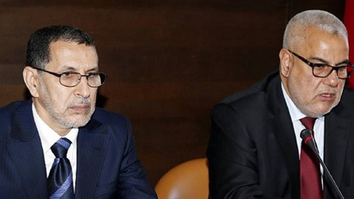 Saâd-Eddine El Othmani et Abdelilah Benkirane.
