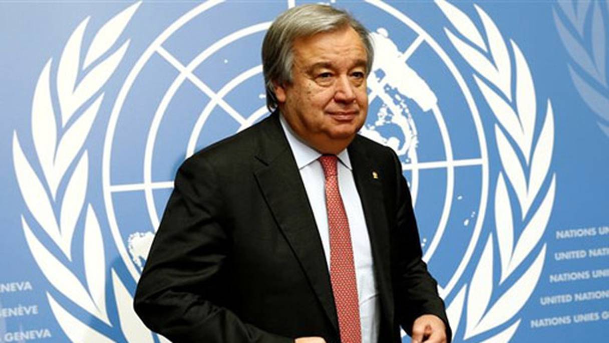 Le Secrétaire Général des Nations Unies, Antonio Guterres.
