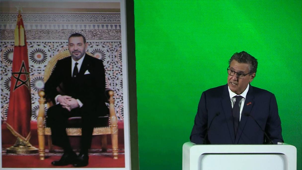 Aziz Akhannouch, chef du gouvernement, le 15 mars 2023 à Rabat.