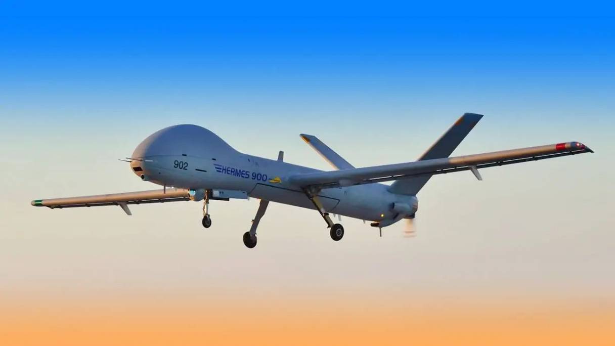 Drone Hermes 900 Kochav de fabrication israélienne
