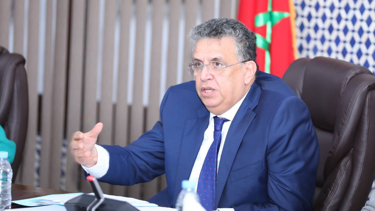 Abdellatif Ouahbi, lundi 16 janvier, au siège central du PAM à Rabat.
