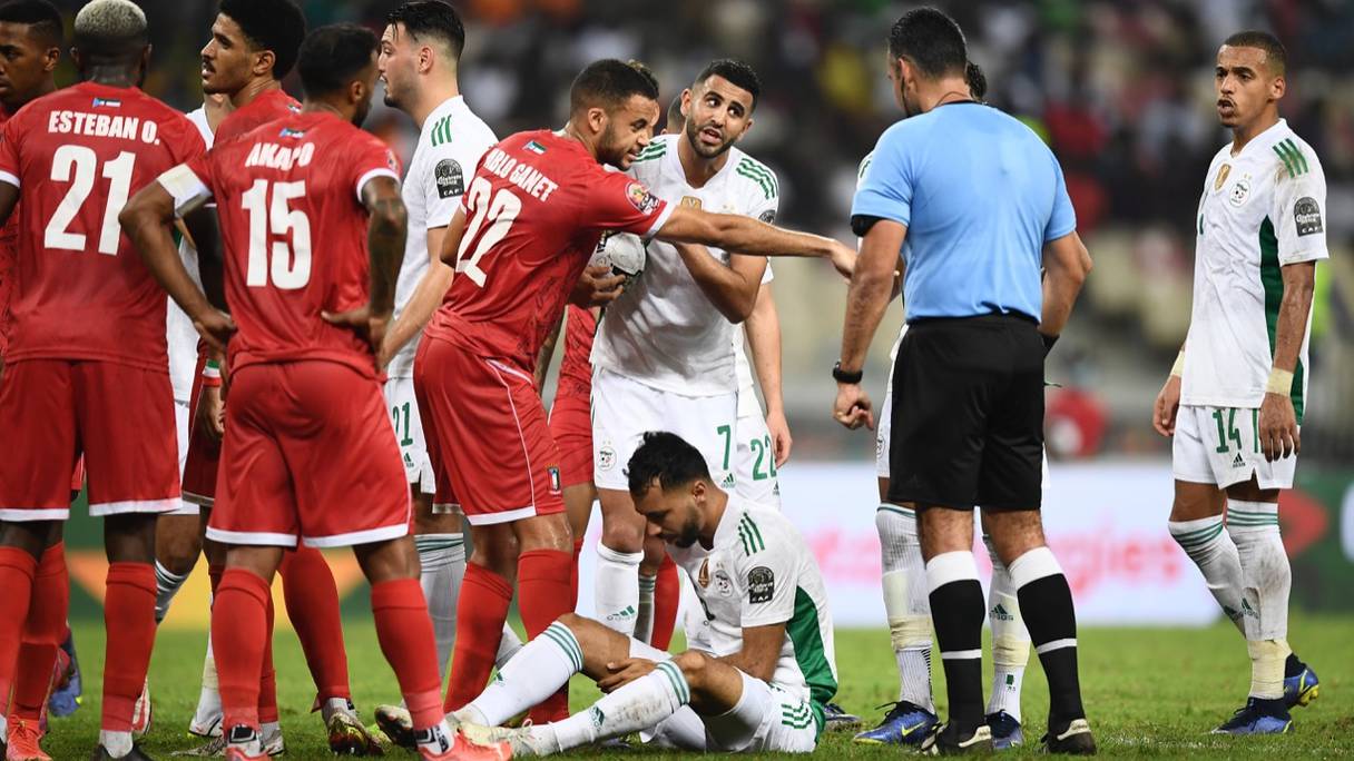 L'Algérie défaite par la Guinée Équatoriale, le dimanche 16 janvier 2022.
