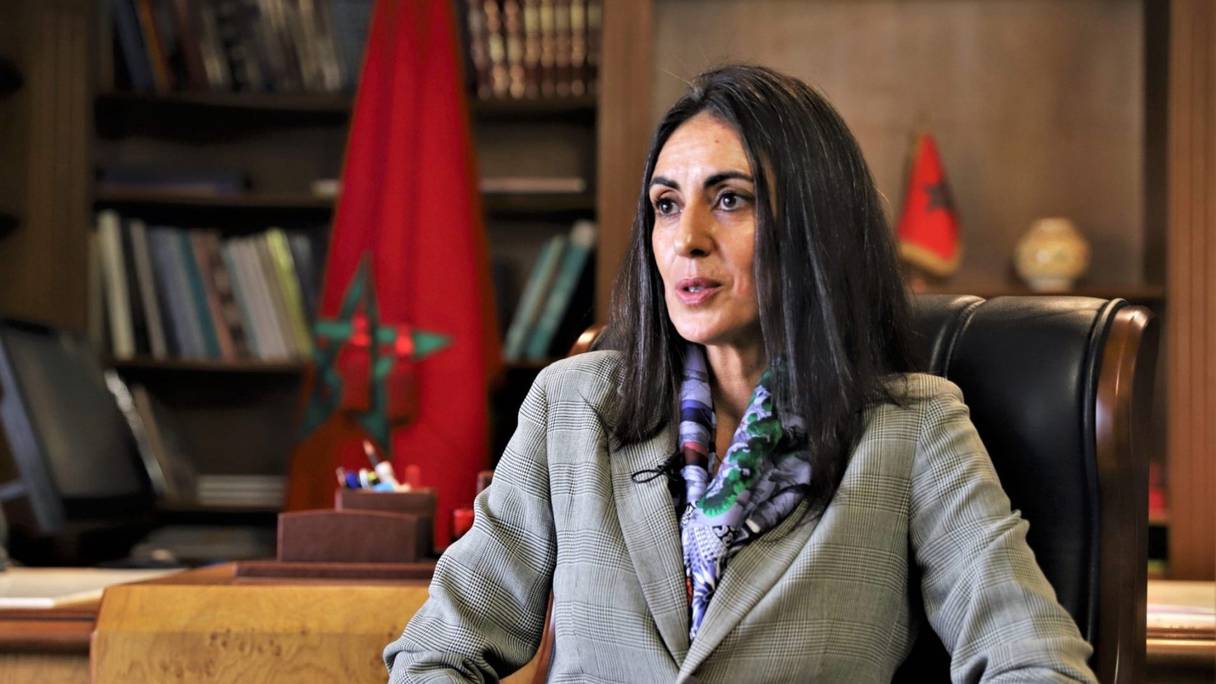 Nadia Fettah Alaoui, ministre du Tourisme.
