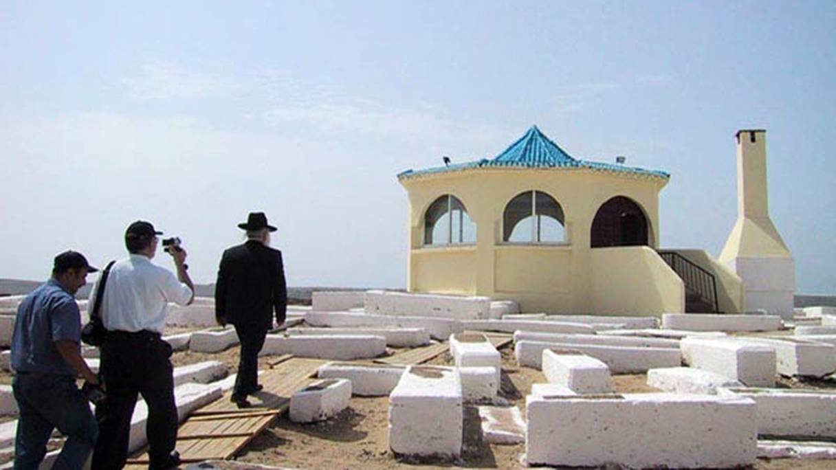 Pèlerinage chez Rabbi Haïm Pinto, à Essaouira. 
