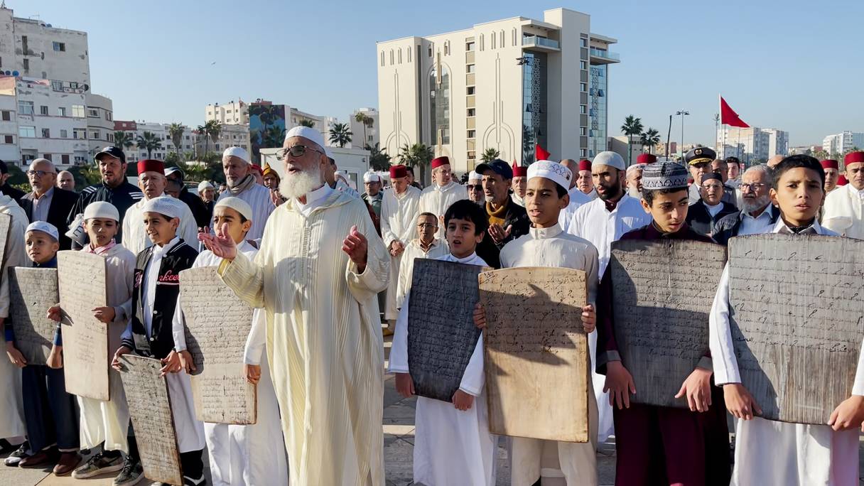 Des prières rogatoires ont été accomplies, mardi 29 novembre 2022, à la mosquée Hassan II de Casablanca. 

