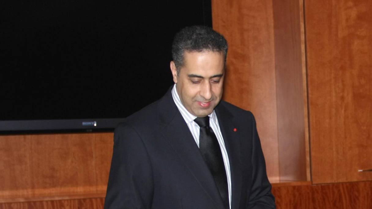 Abdellatif Hammouchi, directeur général du pôle sécuritaire DGST-DGSN. 
