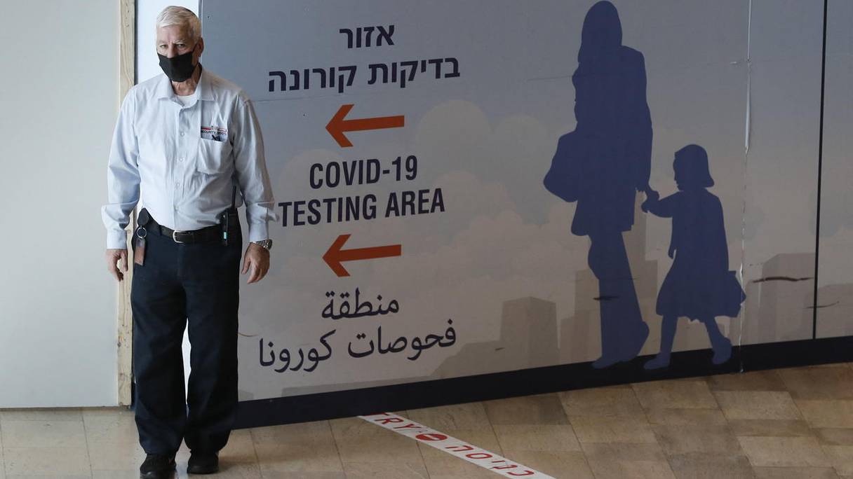 A l’aéroport Ben Gourion de Tel Aviv, en Israël, dimanche 28 novembre.
