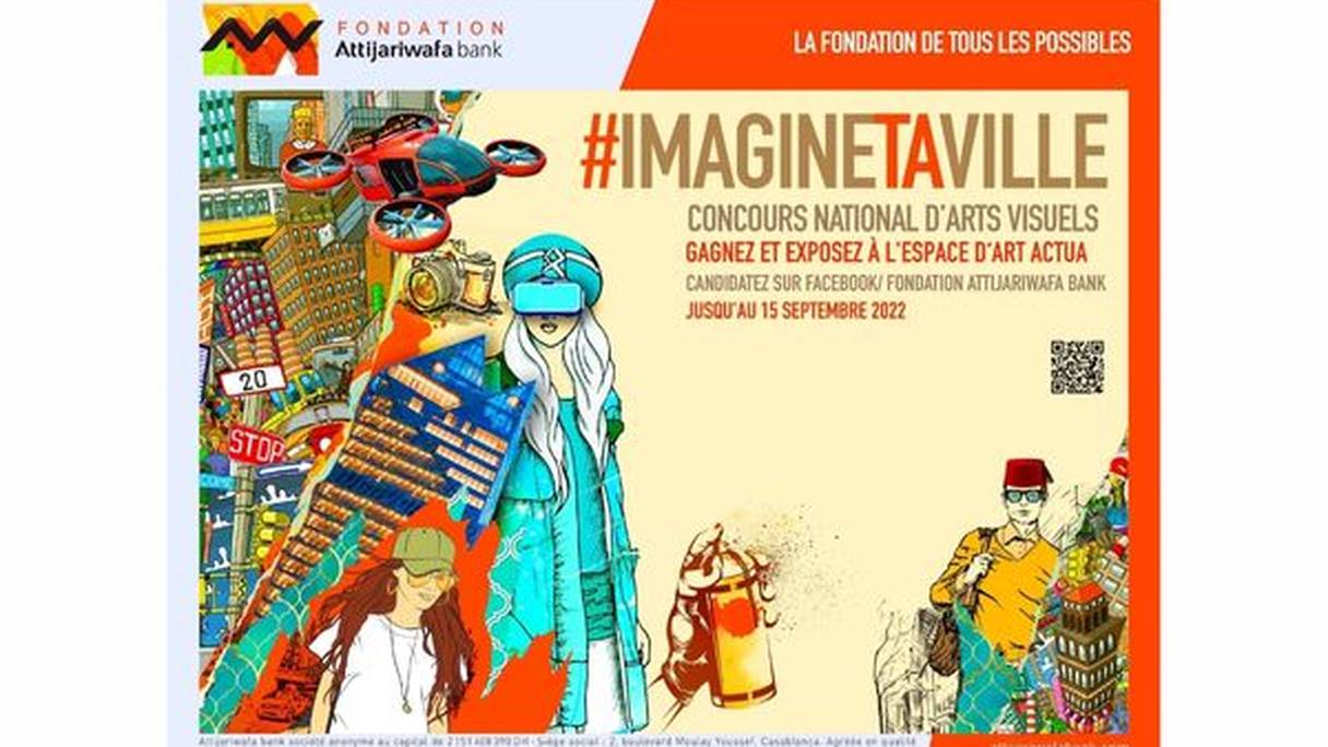 #ImagineTaVille s’adresse à tous les passionnés d’arts visuels, aux jeunes artistes professionnels, aux étudiants, ainsi qu’aux collaborateurs du groupe Attijariwafa bank.
