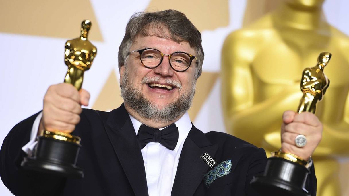 Le réalisateur mexicain Guillermo del Toro à la cérémonie des Oscars 2018. 
