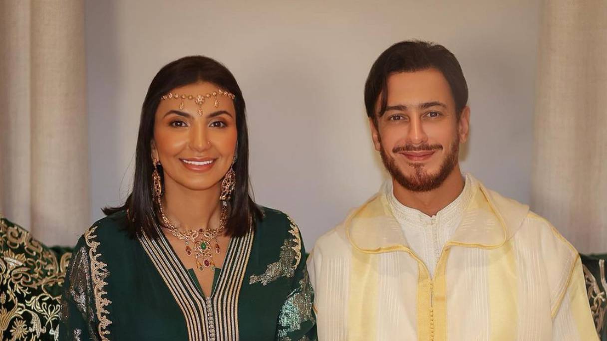 Lors de la fête de mariage de Saâd Lamjarred et de Ghita El Alaki, le 20 septembre 2022 à Paris.
