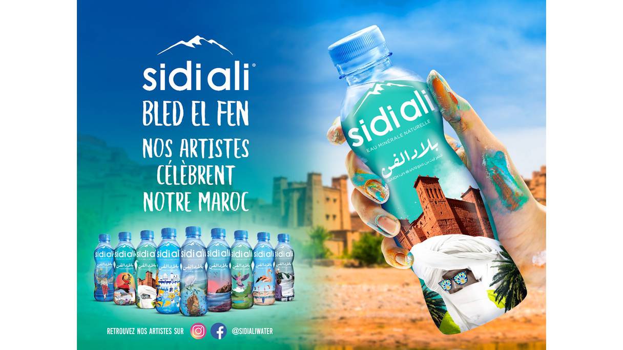 L'édition limitée de Sidi Ali de neuf bouteilles, intitulée «Bled El Fen».
