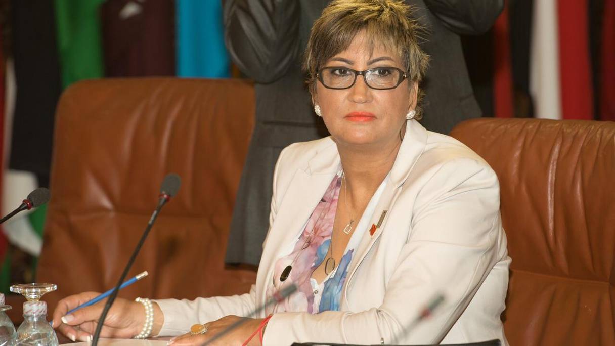 Fatiha Othmane, chef de la délégation des femmes d'affaires pour le forum de Johannesburg.
