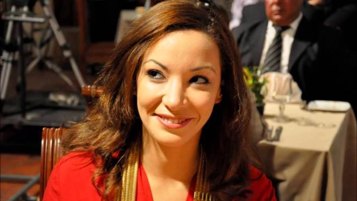 L'actrice Loubna Abidar. 
