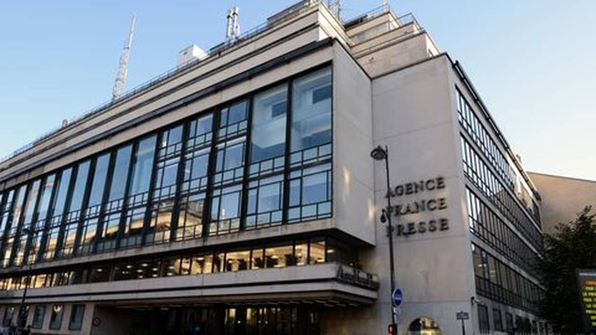 Le siège de l'Agence France Presse, à Paris. 
