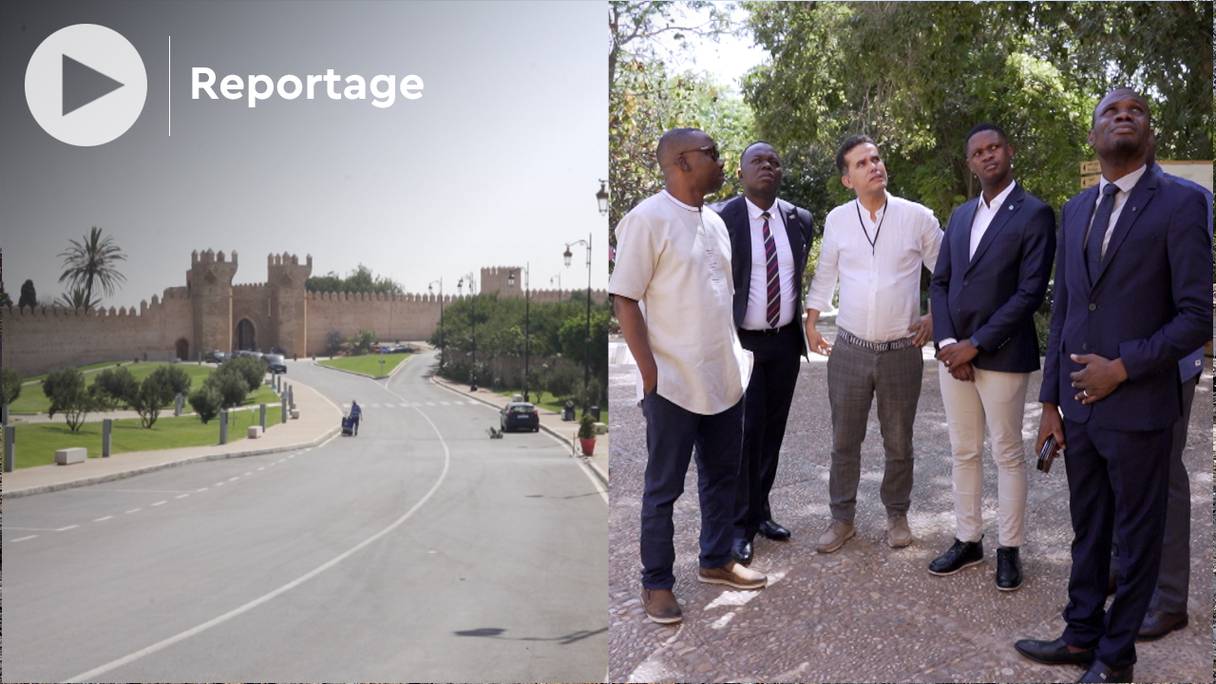 En marge de la première conférence de l’Union panafricaine de la jeunesse (UPJ), plusieurs ministres africains de la Jeunesse et des Sports ont visité les principaux sites historiques de Rabat, samedi 23 juillet 2022.

