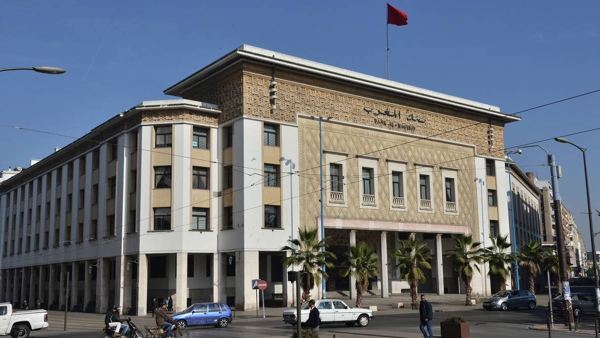 Le siège de Bank Al-Maghrib, à Rabat.
