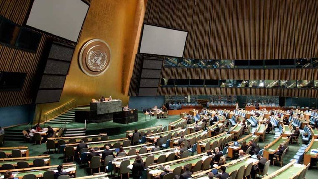 Assemblée générale de l'ONU.
