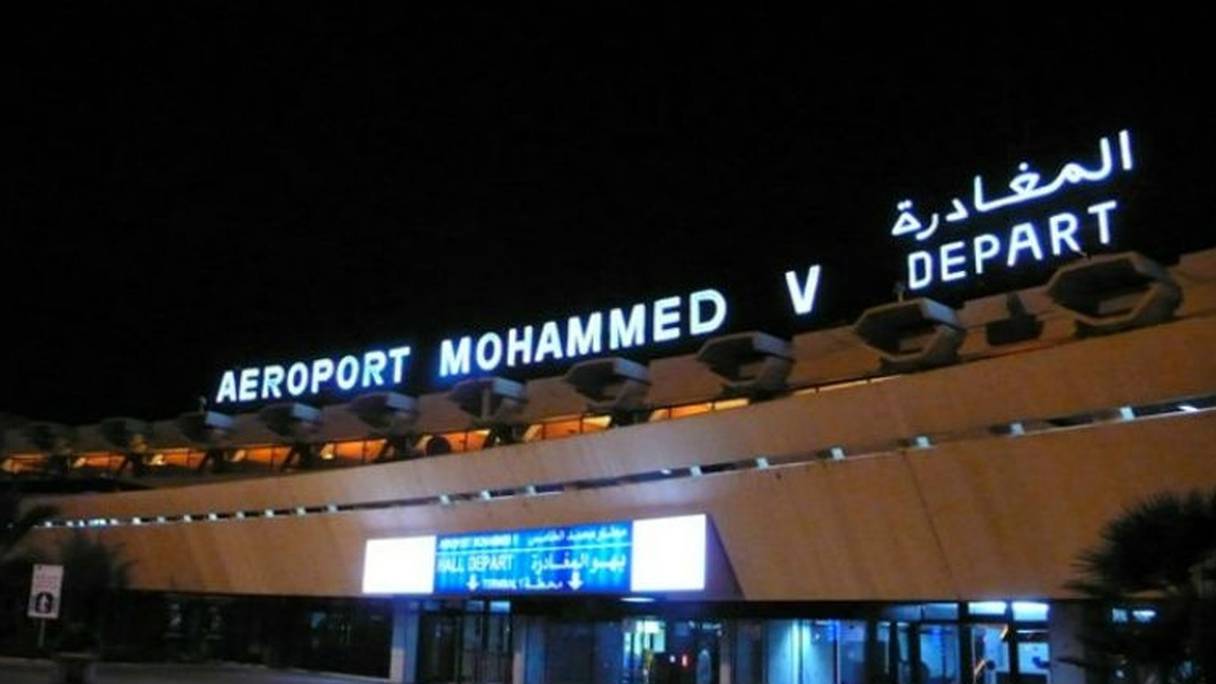 L'aéroport Mohammed V de Casablanca.
