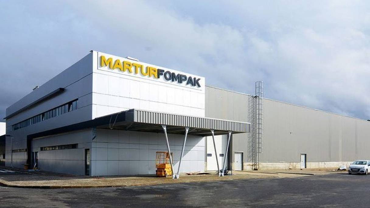 L'usine de Martur Fompak dans la zone franche de Tanger Automotive City.
